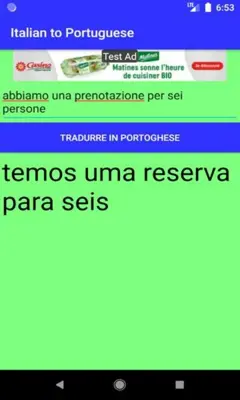 Italian to Portuguese Translator android App screenshot 2